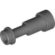 Lego Equipment Telescope / Torch / Spyglass, Support Round 1 x 1 x 1 2/3 / Dark Bluish Gray