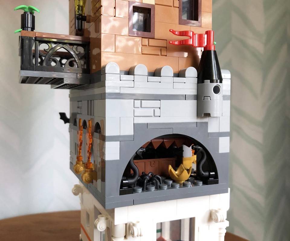 Lego Castle/Dungeon module for Ball Run Tower