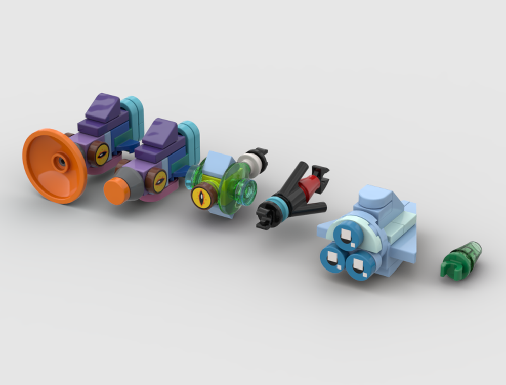 Lego Subnautica Below Zero Fish