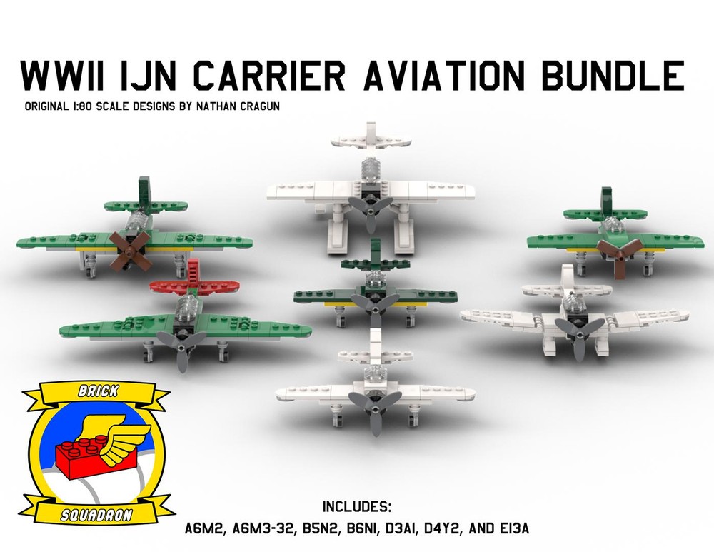 Lego WWII IJN Carrier Aviation Bundle