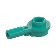 Lego Plate Round 1 x 1 with Hollow Stud and Horizontal Bar 1L / Dark Turquoise