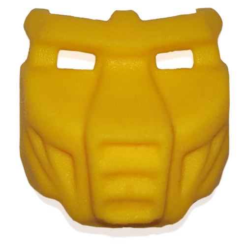 Lego Large Figure Mask Krana Yo / Yellow