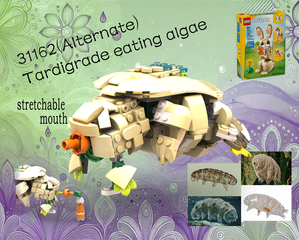Lego 31162-Tardigrade eating algae(Alternate)