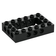 Lego Technic Brick 4 x 6 with 2 x 4 Opening / Black