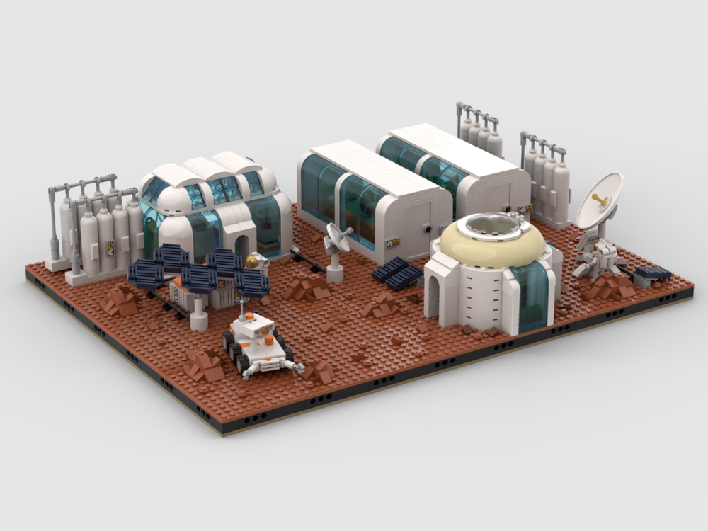 Lego Modular Mars Diorama