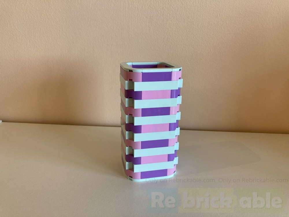 Lego Pastel Rounded Corner Lego Vase