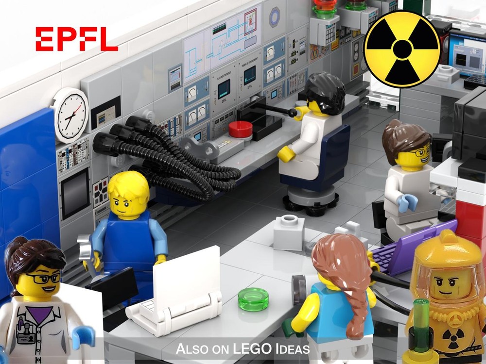 Lego Nuclear Reactor CROCUS – Control Room Module (Reactor Available Separately)