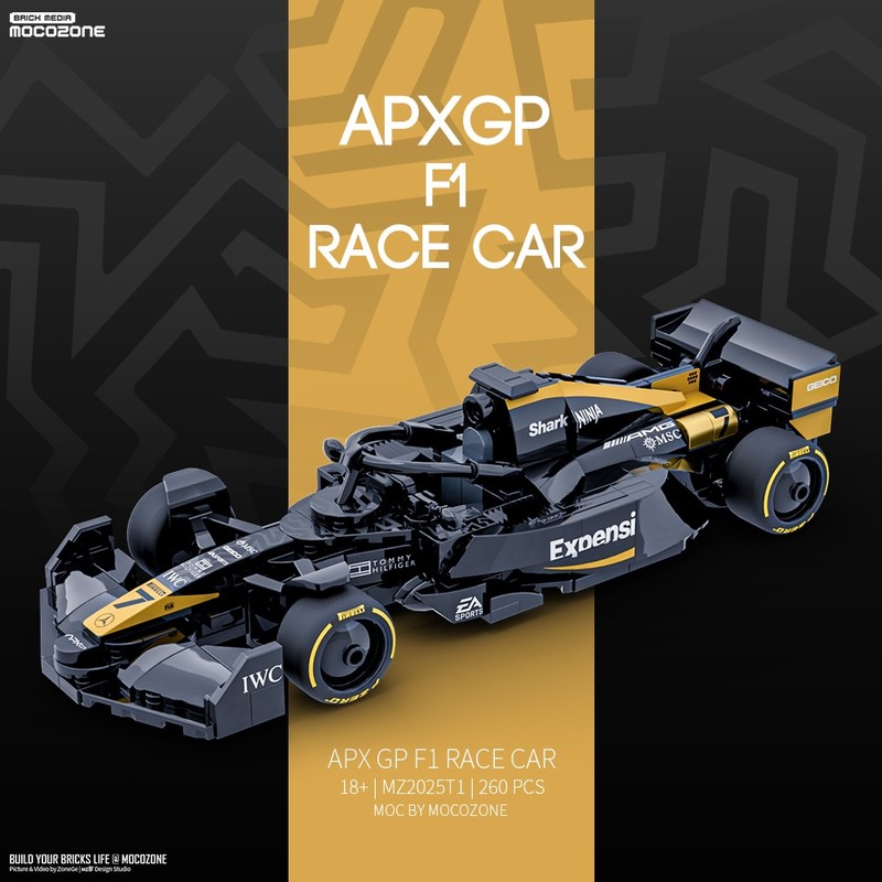 Lego F1 Movie APXGP F1 Racing Car