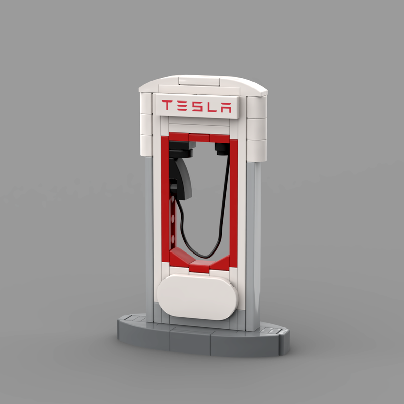 Lego Tesla Supercharger (1:20)