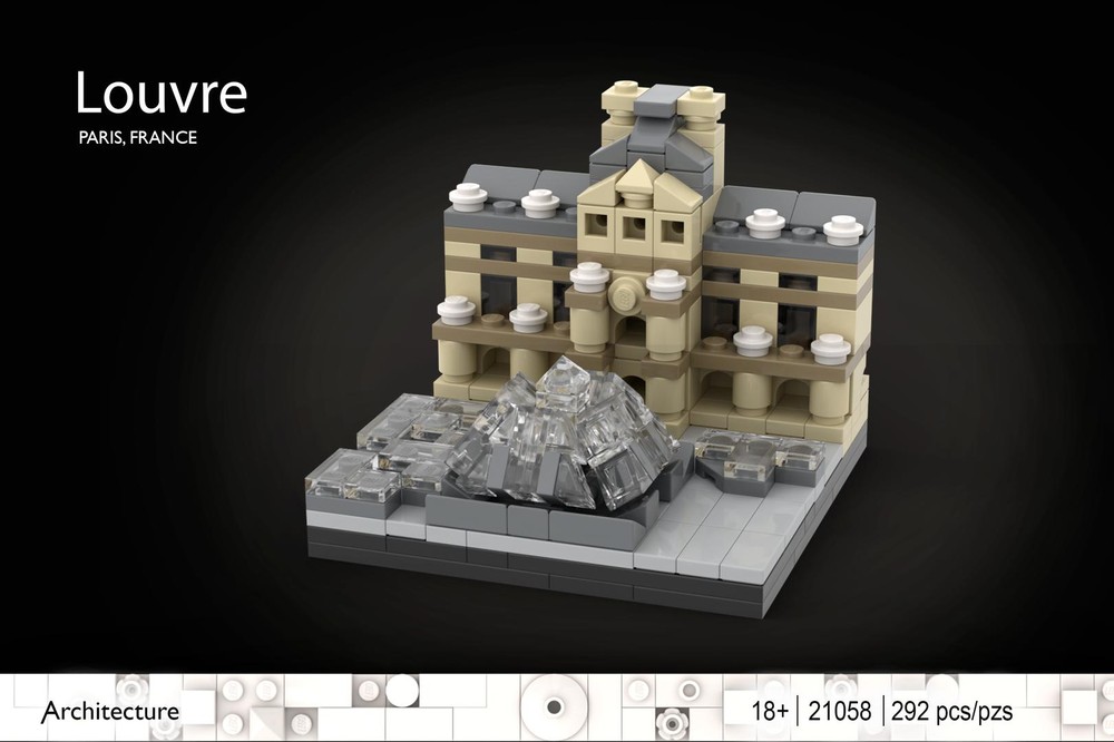 Lego Mini 21024 Louvre