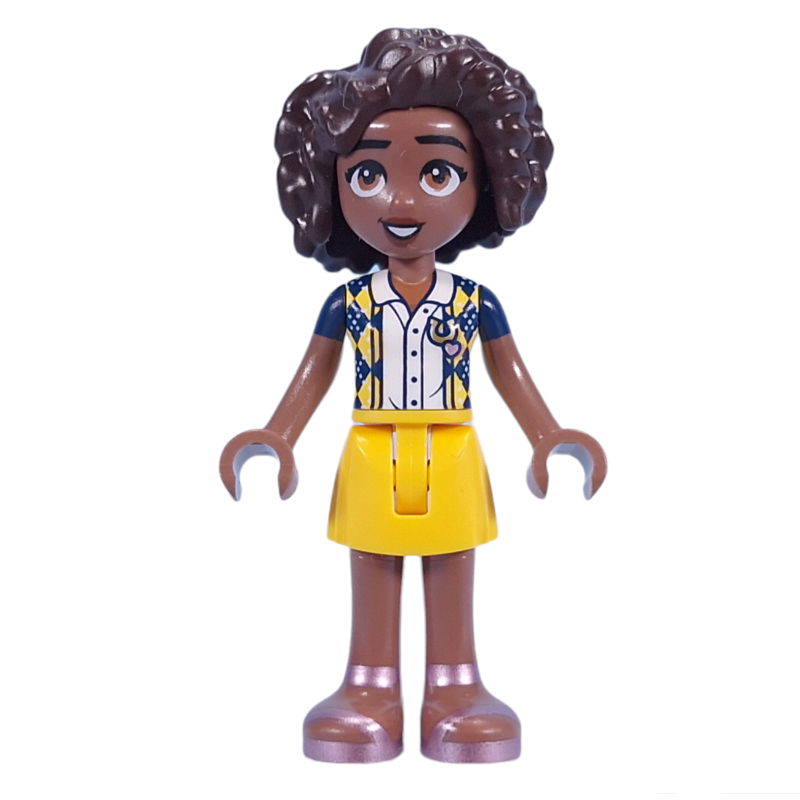 Lego Aliya - White Top, Yellow Skirt