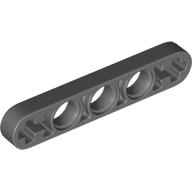 Lego Technic Beam 1 x 5 Thin with Axle Holes on Ends / Dark Bluish Gray