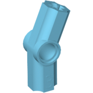 Lego Technic Axle and Pin Connector Angled #3 - 157.5° / Medium Azure