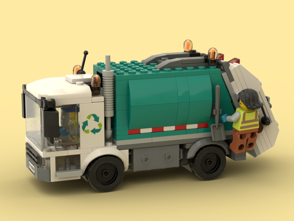 Lego Recycling Truck 60386 MOD