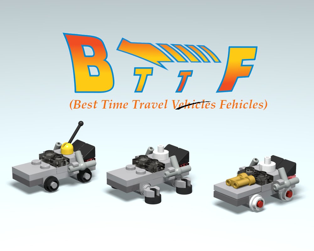 Lego (Tiny) DeLorean Time Machine - B. t. t. F.