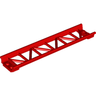 Lego Vehicle Track, Roller Coaster Straight 16L / Red