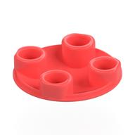 Lego Plate Round 2 x 2 with Rounded Bottom [Boat Stud] / Coral
