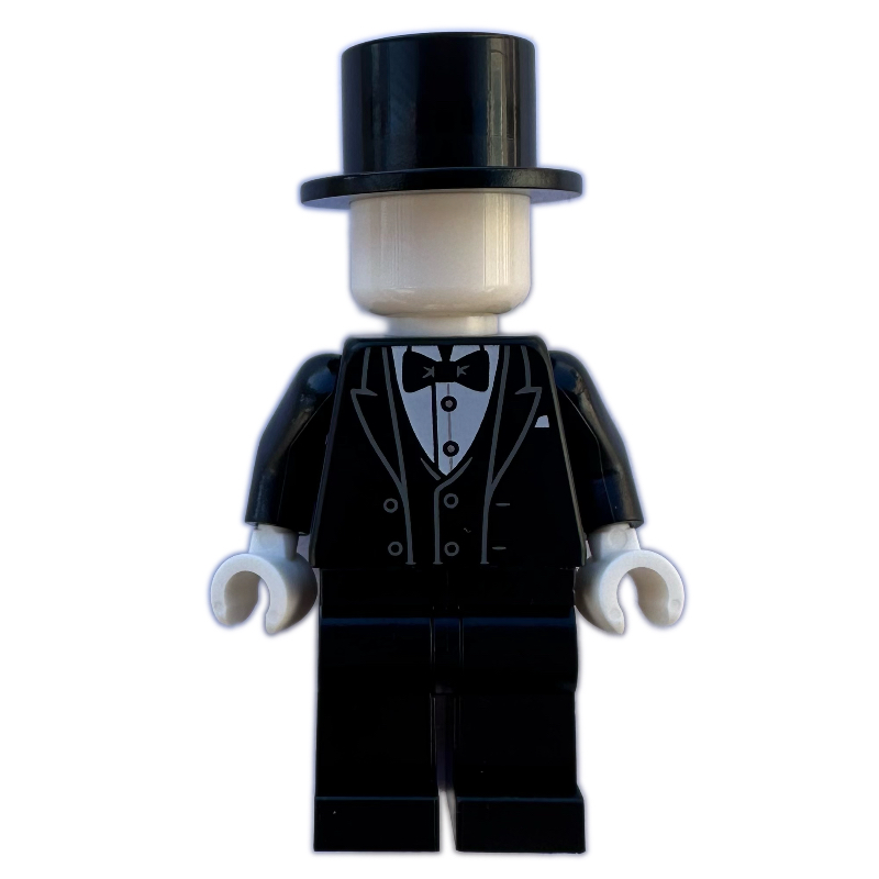 Lego Mannequin, Black Tuxedo
