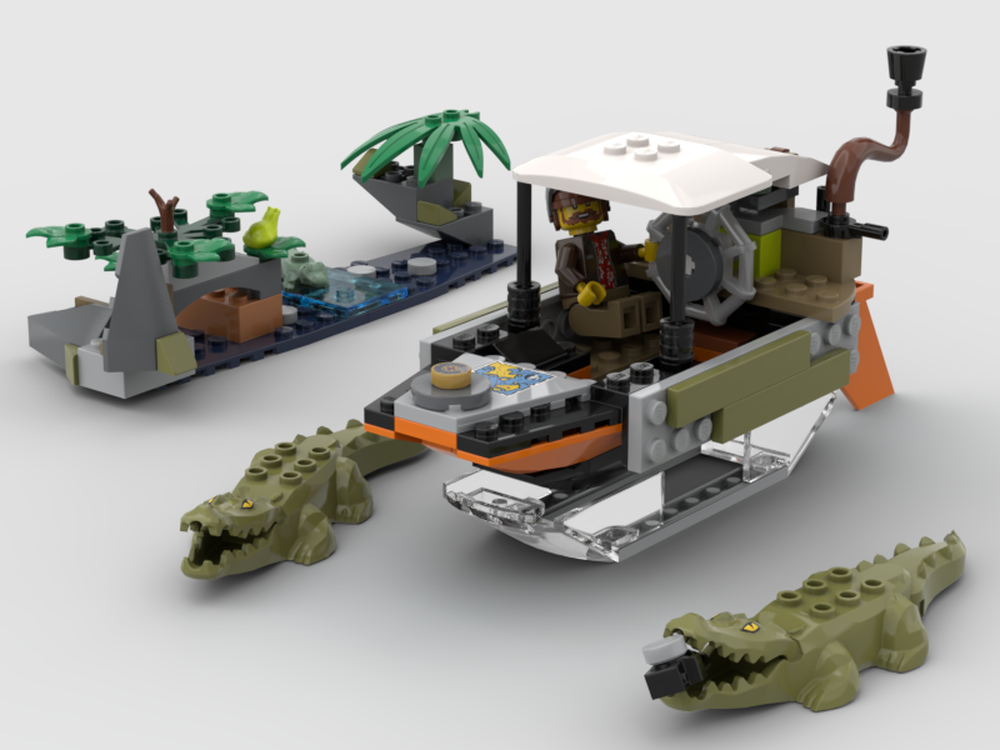 Lego Jungle boat