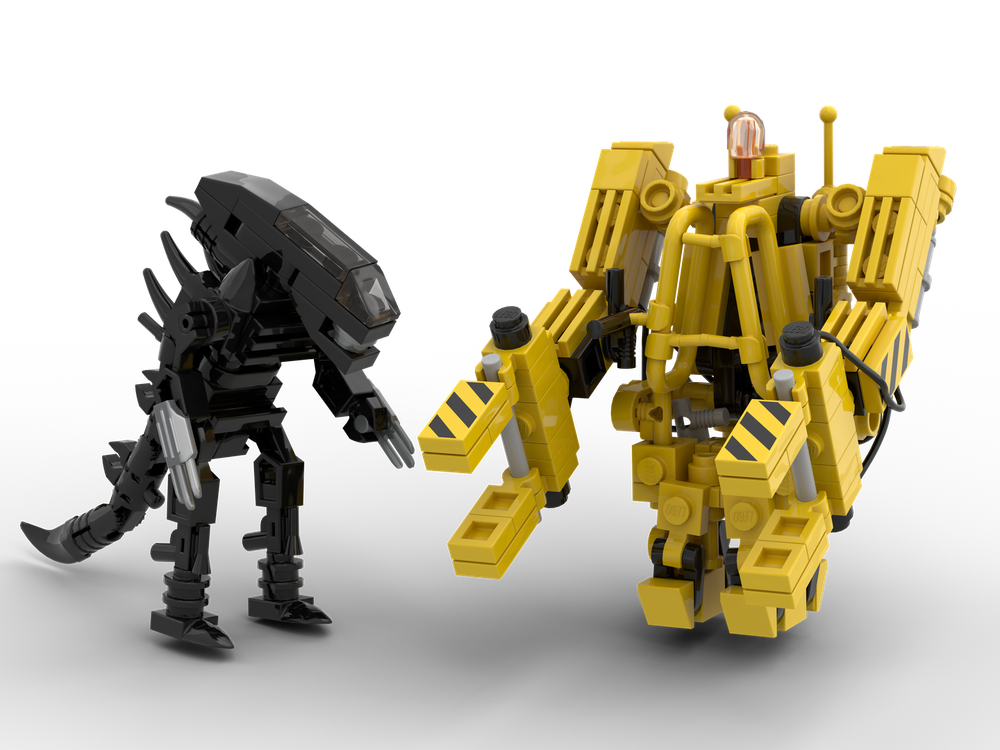 Lego P–5000 Powered Work Loader and Xenomorph XX121 Drone ALIENS 1987