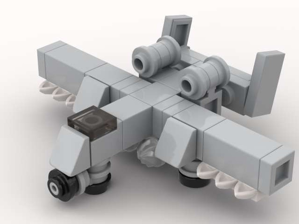 Lego A-10 Thunderbolt ("Warthog") micro v2