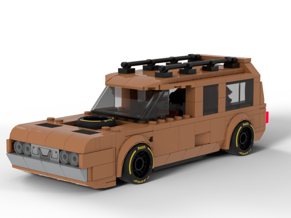 Lego drag station wagon