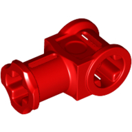 Lego Technic Axle Connector with Axle Hole [Reinforced] / Red