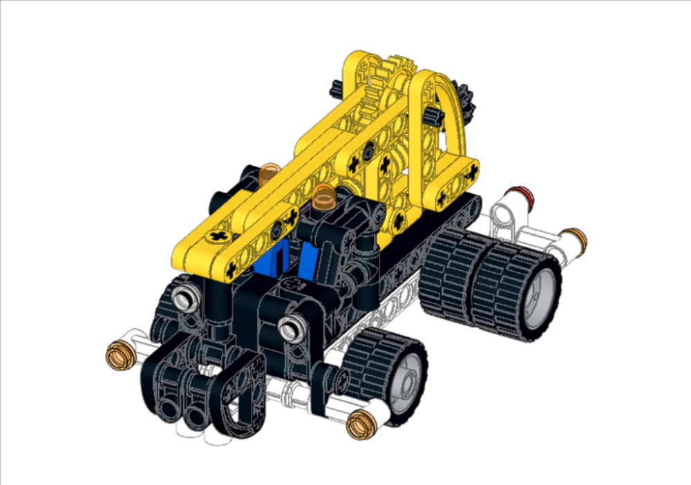 Lego 42031 Cherry Picker modified