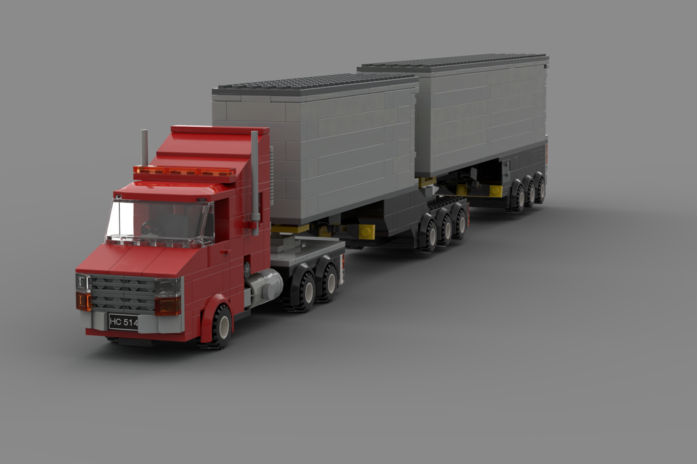 Lego Aussie B double trailer