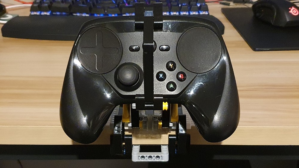 Lego Steam Controller Attachment for Gyro Steering Wheel Mount