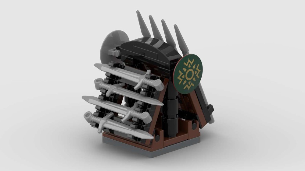 Lego weapon rack 360