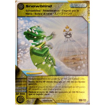 Lego Trading Card, Ninjago Deck #2: 108 - Snowblind - International Version