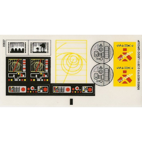 Lego Sticker Sheet for Set 7879-1