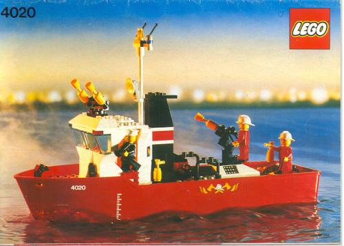 Lego Fire Fighting Boat