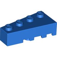 Lego Brick Wedged, Angled 4 x 2 Left / Blue