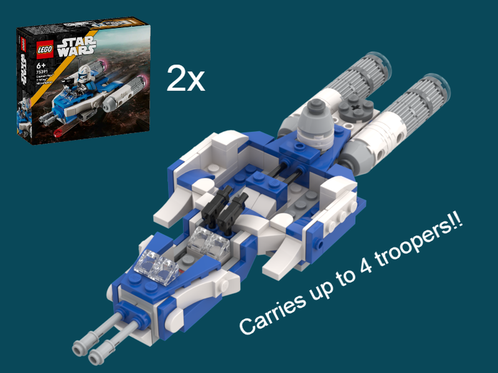 Lego Captain Rex Arial Troop Transport