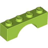 Lego Brick Arch 1 x 4 / Lime