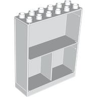 Lego Duplo Building Wall 2 x 6 x 6 with 3 Cupboards