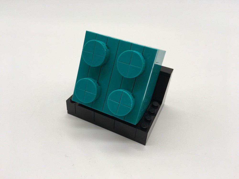 Lego 2x2 Teal Brick