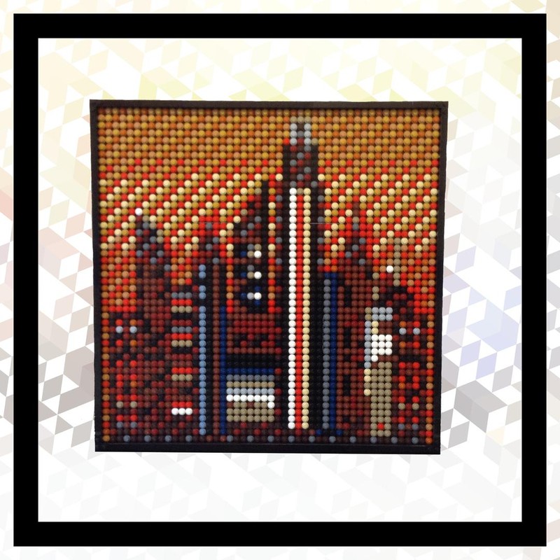 Lego Ironman Cityscape