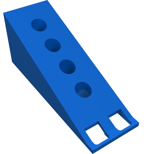 Lego Fabuland, Roof Support Slope 6 x 2 / Blue