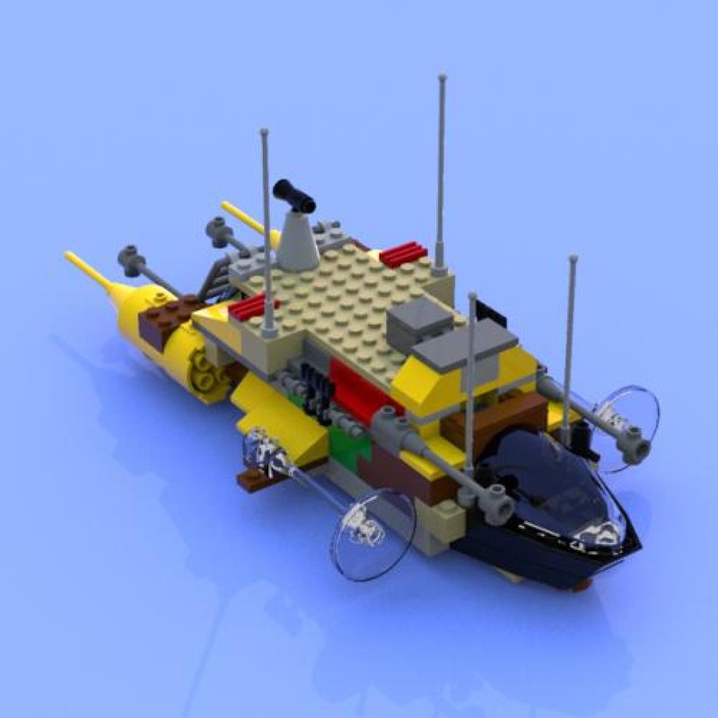 Lego Yellow Shuttlecraft