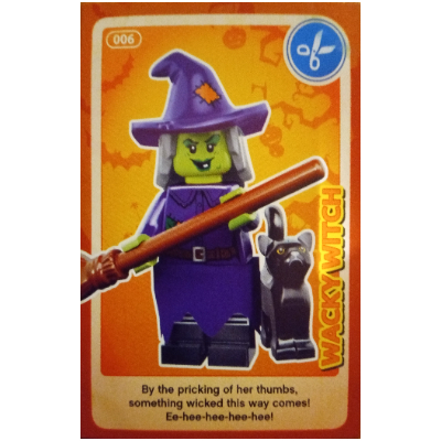 Lego Trading Card, Create the World - Wacky Witch
