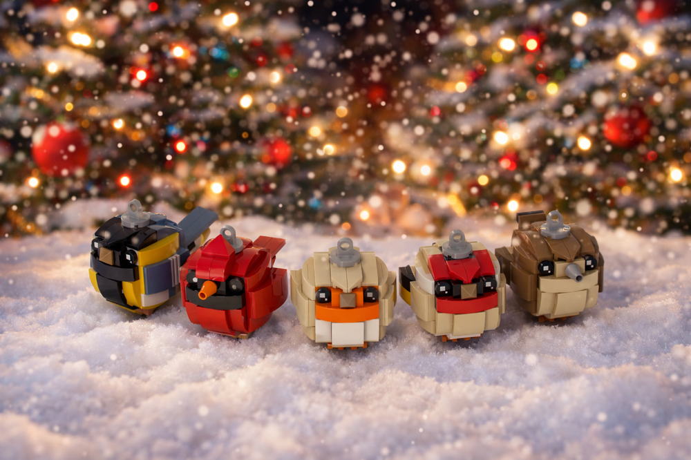Lego Merry BirdsMas - Birds Baubles for the Christmas tree
