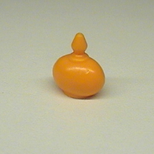 Lego Belville / Scala, Equipment, Bottle Perfume with Oval Base / Medium Orange