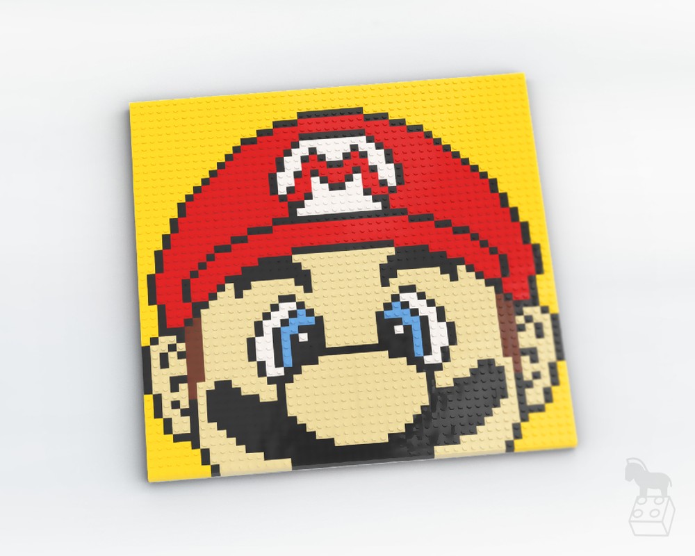 Lego Super Mario Brick Art Mosaic