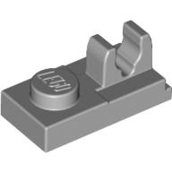 Lego Plate Special 1 x 2 [Top Clip] / Light Bluish Gray