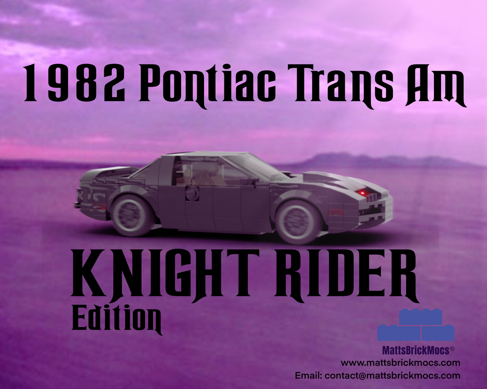 Lego 1982 Pontiac Trans Am (knight Rider Edition)