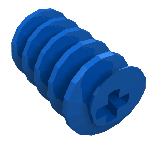 Lego Technic Worm Gear / Blue