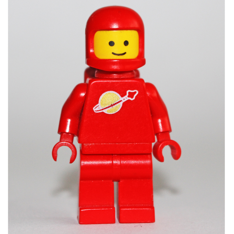 Lego Classic Spaceman, Red with Airtanks (3842b Helmet)